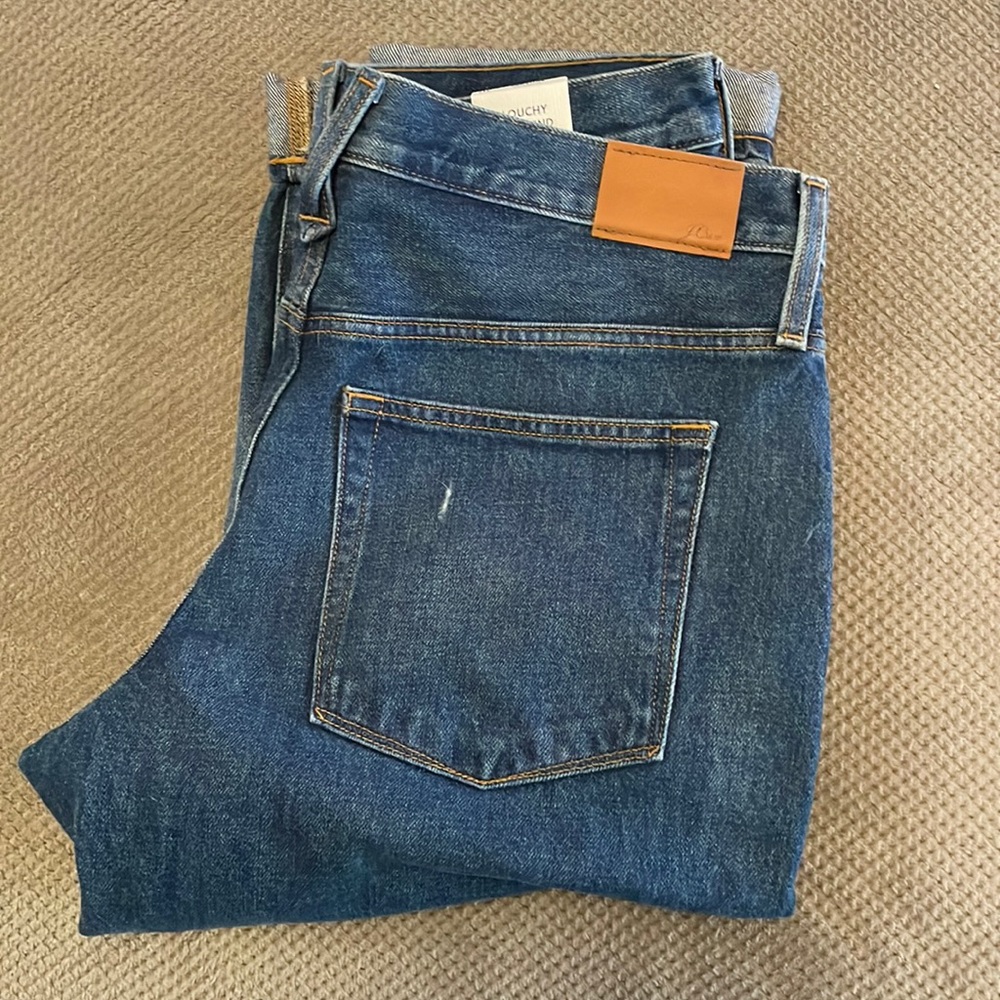 NWT JCrew 30 slouchy boyfriend jean